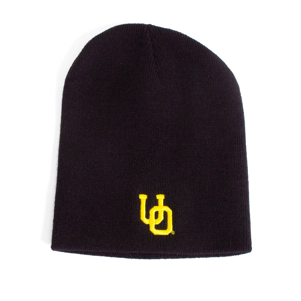 Interlocking UO, Richardson, Black, Beanie, Acrylic, Accessories, Unisex, R15, Hat, 765701